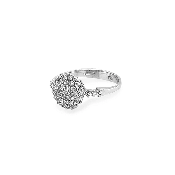 Gold Ring with Zircons