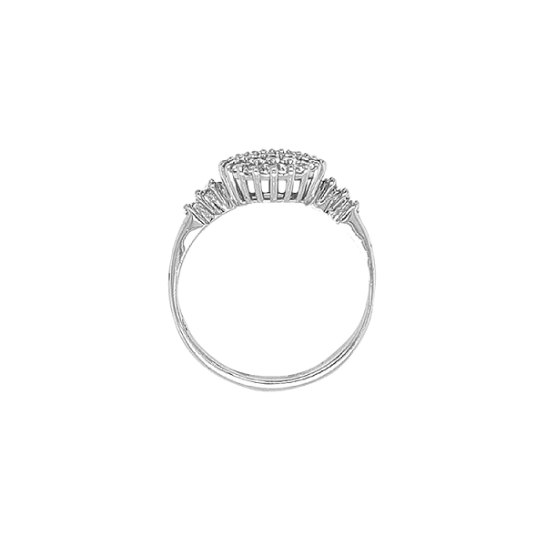 Gold Ring with Zircons