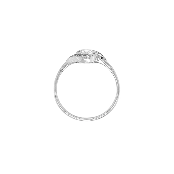 Gold Ring with Zircons