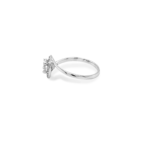Gold Ring with Zircons