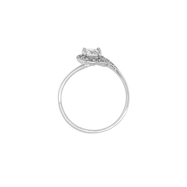 Gold Ring with Zircons
