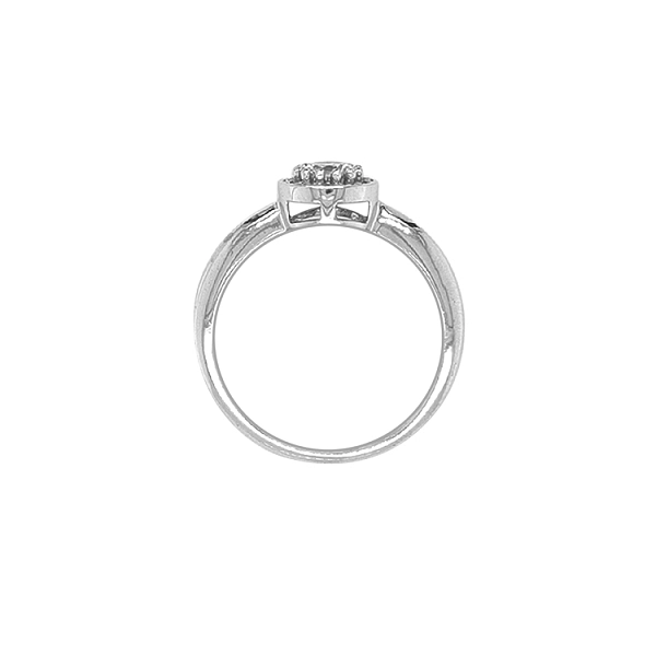 Gold Ring with Zircons