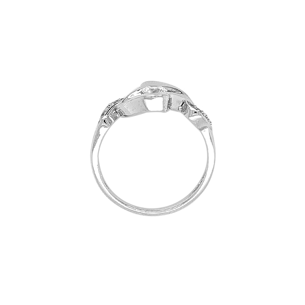 Gold Ring with Zircons
