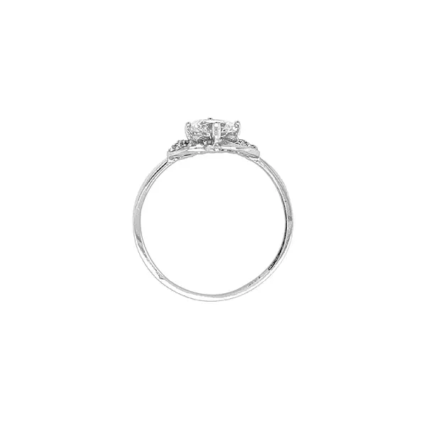 Gold Ring with Zircons