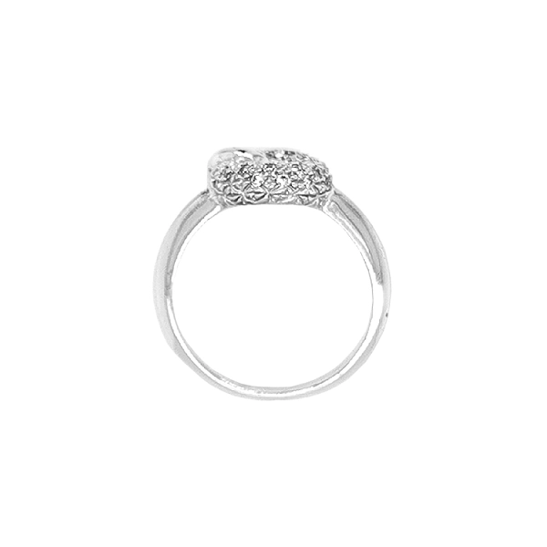 Gold Ring with Zircons