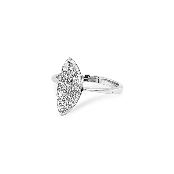 Gold Ring with Zircons