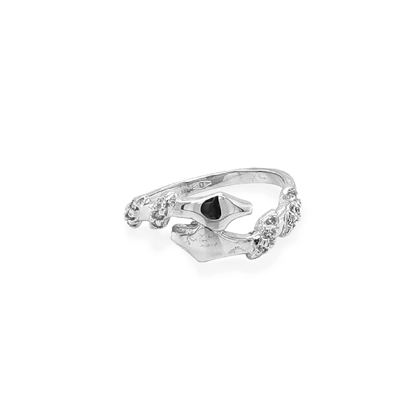 Gold Ring with Zircons