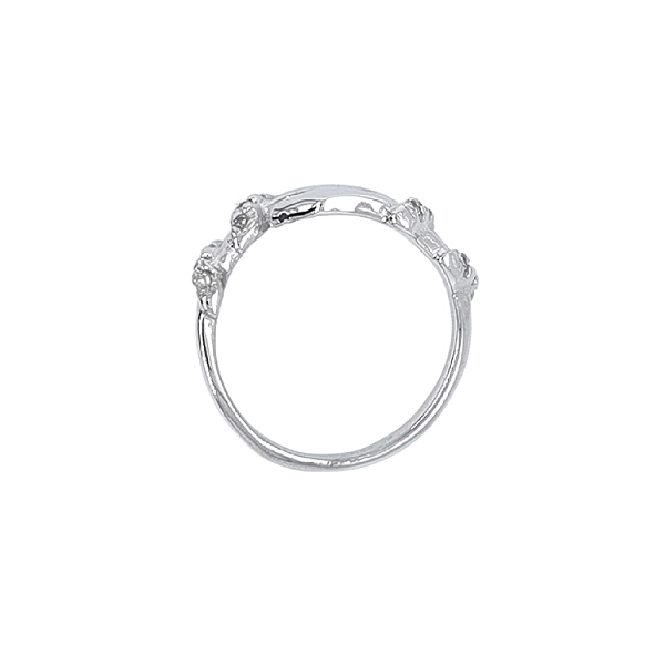 Gold Ring with Zircons