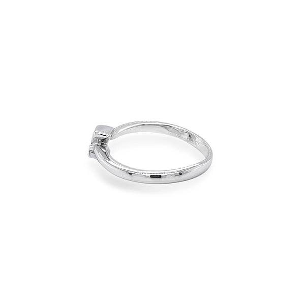 Gold Ring with Zircon