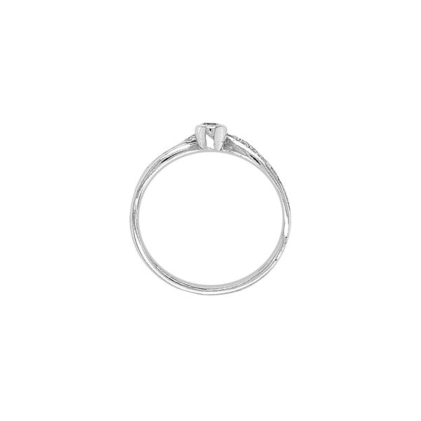 Gold Ring with Zircons