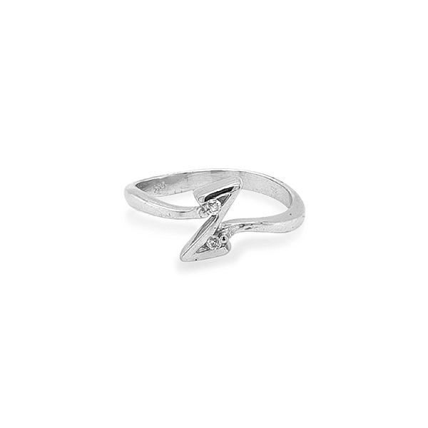 Gold Ring with Zircons