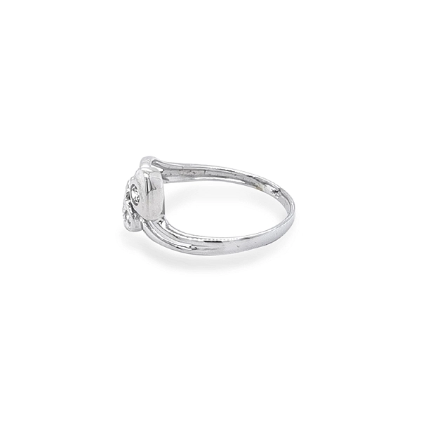 Gold Ring with Zircons