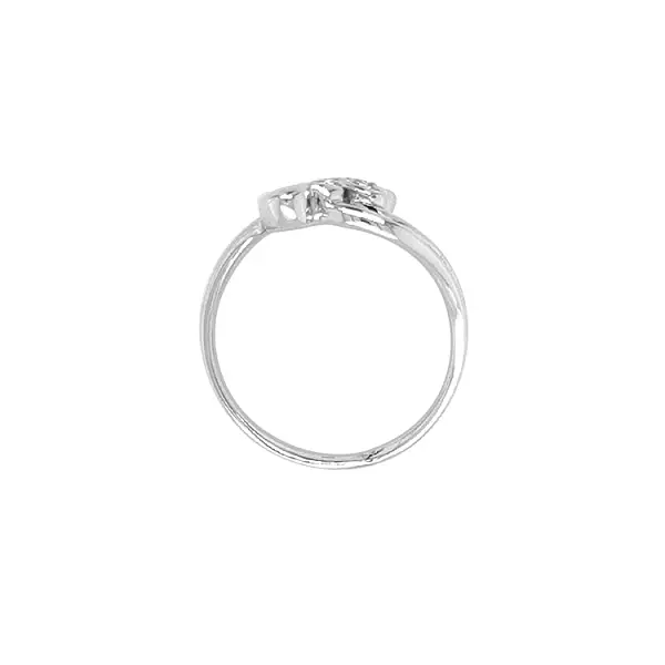 Gold Ring with Zircons