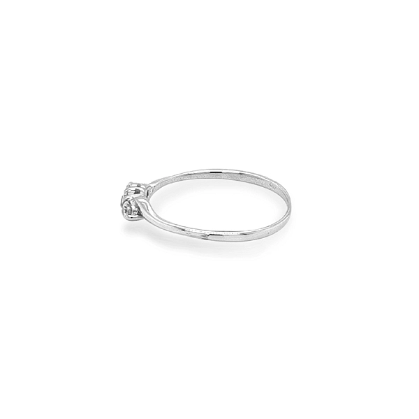 Gold Ring with Zircons