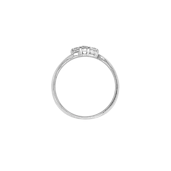 Gold Ring with Zircons