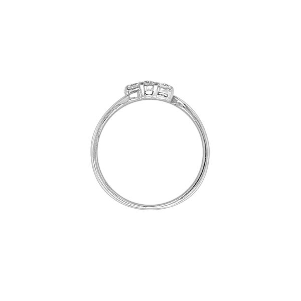Gold Ring with Zircons