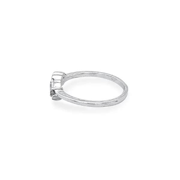 Gold Ring with Zircons