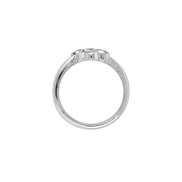 Gold Ring with Zircons