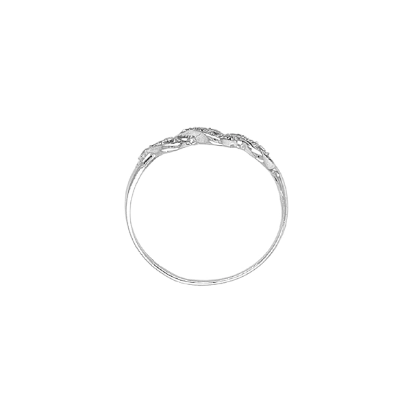 Gold Ring with Zircons
