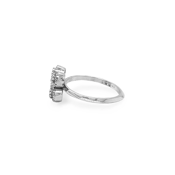 Gold Ring with Zircons