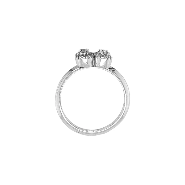 Gold Ring with Zircons