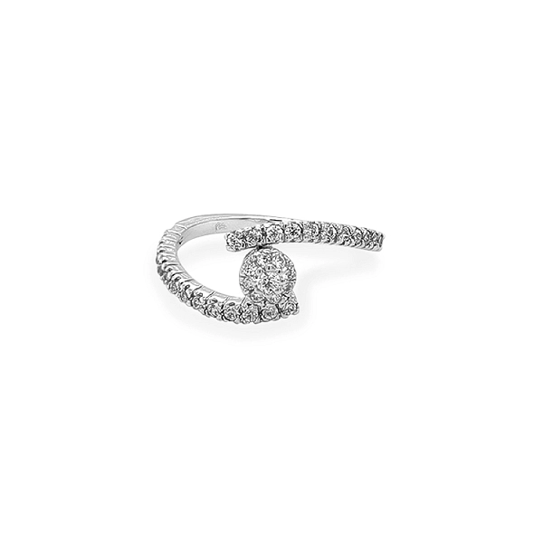 Gold Ring with Zircons