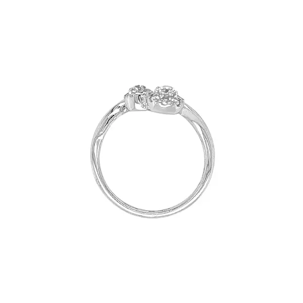 Gold Ring with Zircons