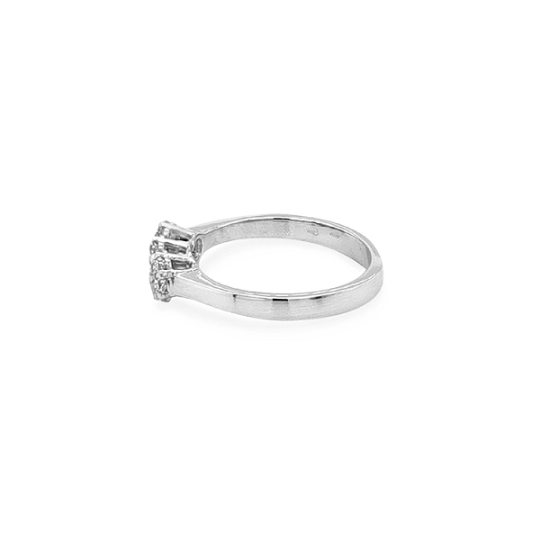 Gold Ring with Zircons