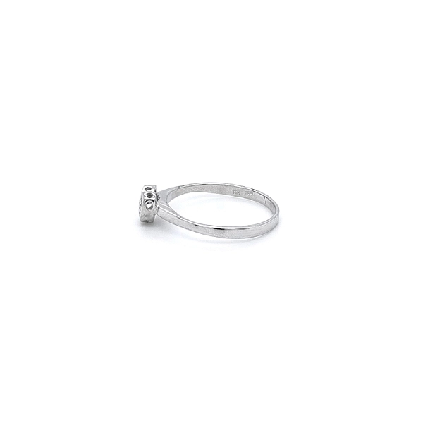 Ring Heart with White Gold Zicones