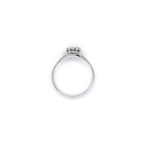 Ring Heart with White Gold Zicones