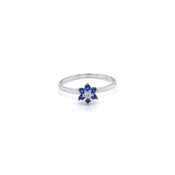 White Gold Sapphire Ring