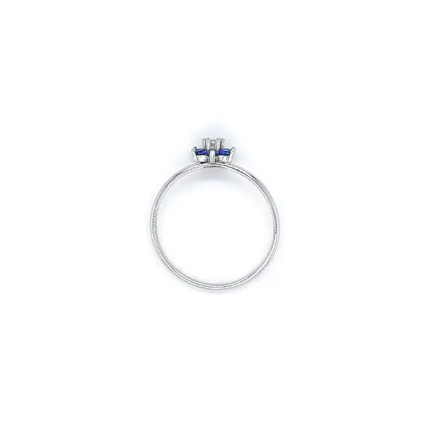 White Gold Sapphire Ring