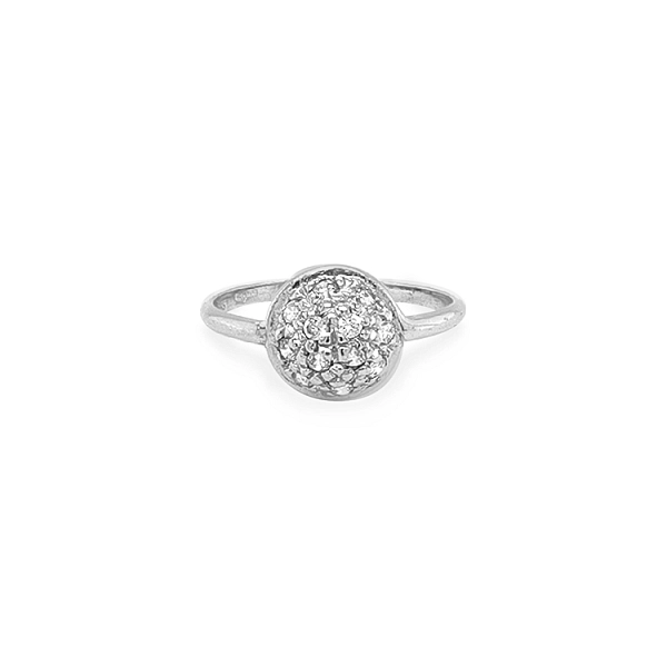 Gold Ring with Zircons