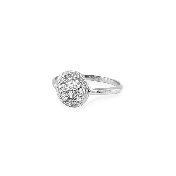 Gold Ring with Zircons