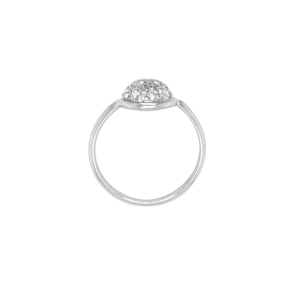 Gold Ring with Zircons