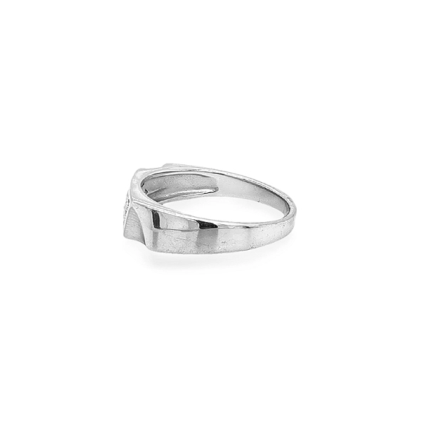 Gold Ring with Zircons