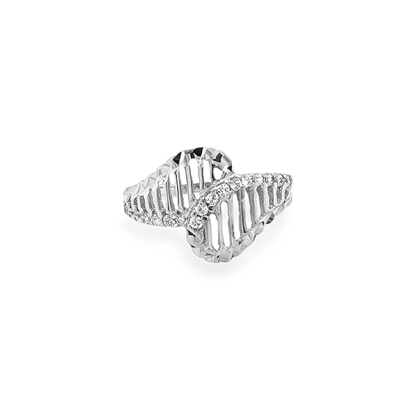 Gold Ring with Zircons