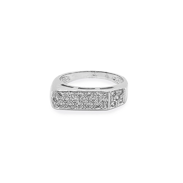 Gold Ring with Zircons