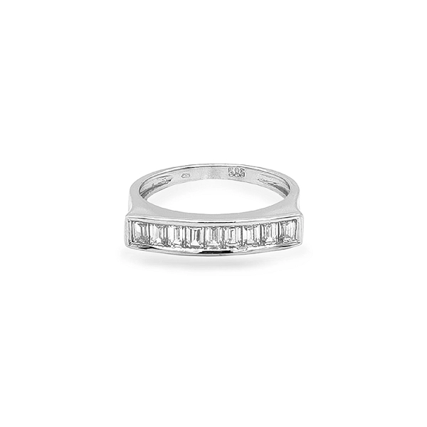 Gold Ring with Zircons