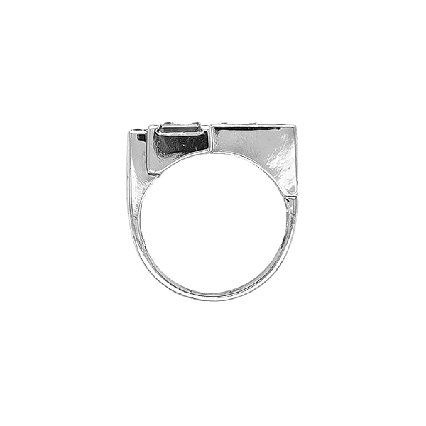 Gold Ring with Zircons