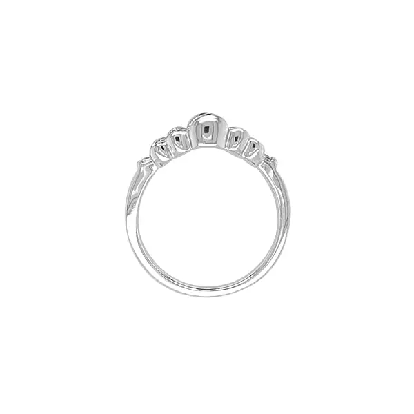 Gold Ring with Zircons