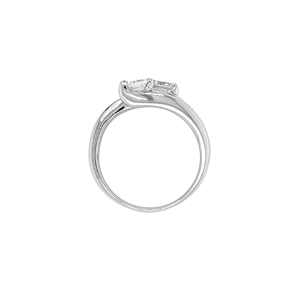 Gold Ring with Zircons