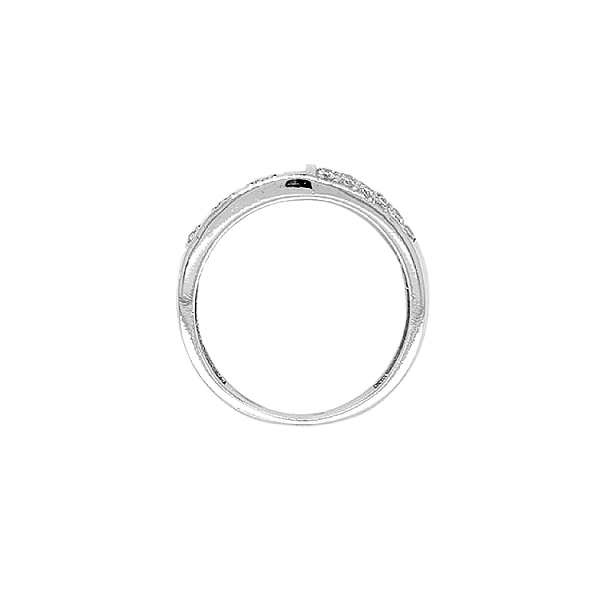 Gold Ring with Zircons