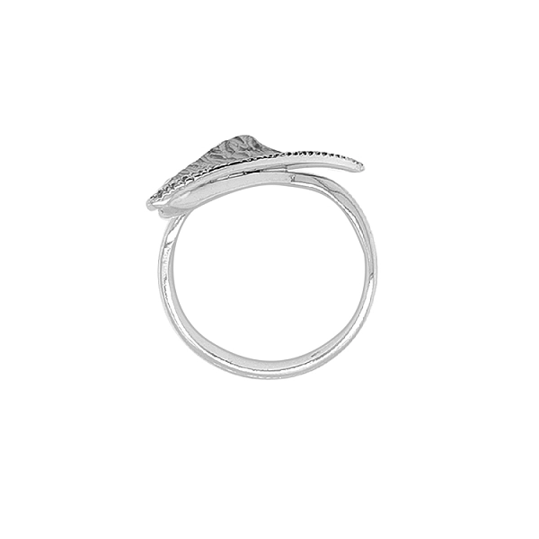 Gold Ring with Zircons