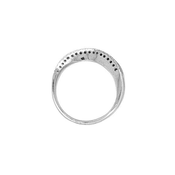 Gold Ring with Zircons