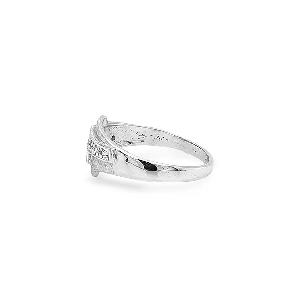 Gold Ring with Zircons