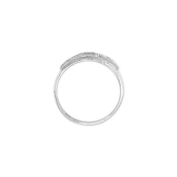 Gold Ring with Zircons