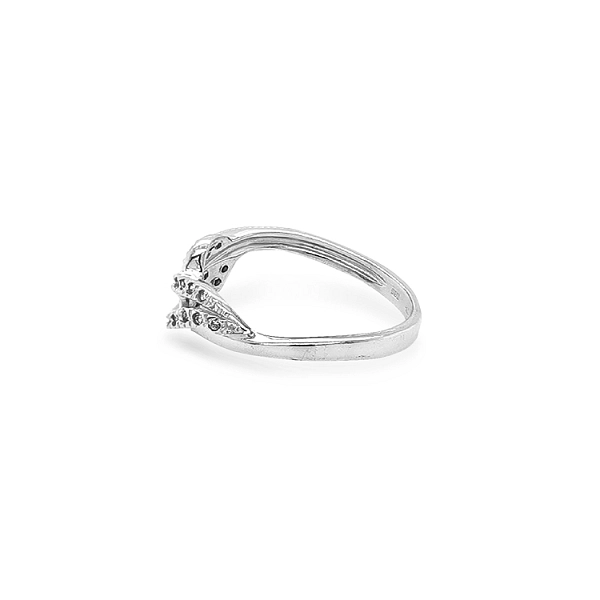 Gold Ring with Zircons