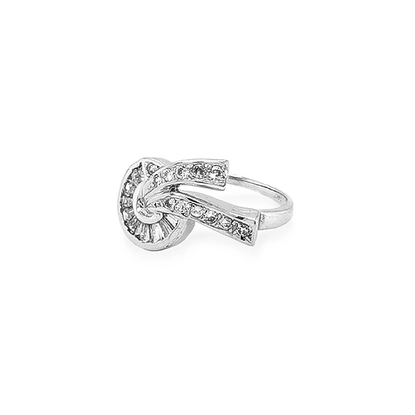 Gold Ring with Zircons