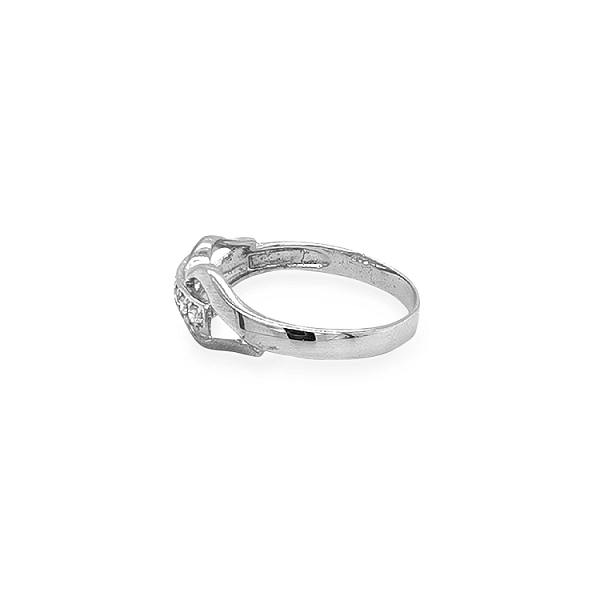 Gold Ring with Zircons